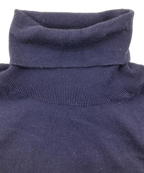 POLO RALPH LAUREN（ポロ・ラルフローレン）POLO RALPH LAUREN (ポロ・ラルフローレン) タートルネックニット ネイビー サイズ:Mの古着・服飾アイテム