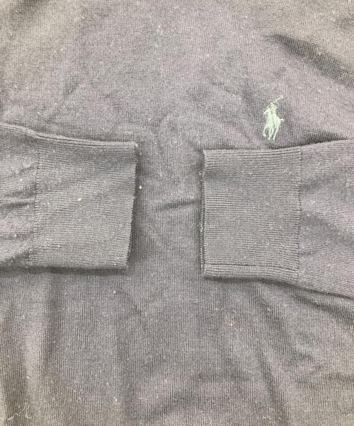 POLO RALPH LAUREN（ポロ・ラルフローレン）POLO RALPH LAUREN (ポロ・ラルフローレン) タートルネックニット ネイビー サイズ:Mの古着・服飾アイテム