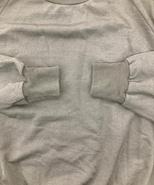 AURALEE（オーラリー）AURALEE (オーラリー) ライトウールスウェットプルオーバー ブラック サイズ:記載なしの古着・服飾アイテム
