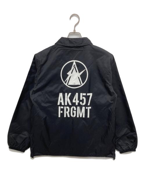 AK457（エーケー457）AK457 (エーケー457) FRAGMENT DESIGN (フラグメントデザイン) コーチジャケット ブラック サイズ:Mの古着・服飾アイテム