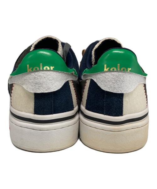 KOLOR（カラー）KOLOR (カラー) パッチワークローカットスニーカー マルチカラー サイズ:25.5cmの古着・服飾アイテム