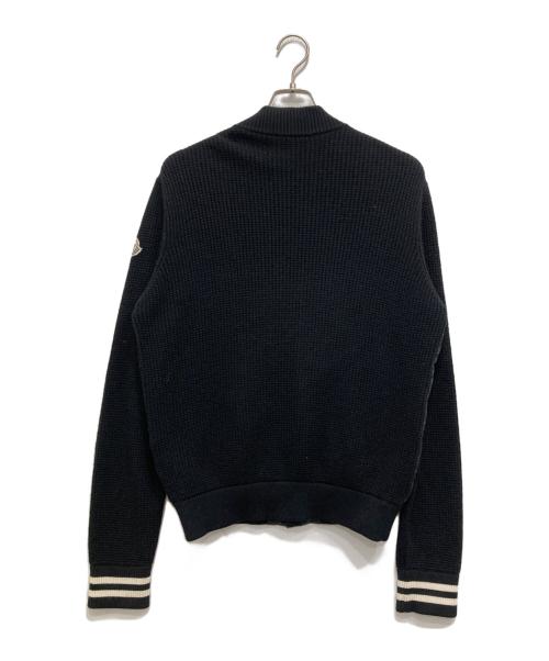 MONCLER（モンクレール）MONCLER (モンクレール) CARDIGAN TRICOT/ニット切替ダウンジャケット ブラック サイズ:Lの古着・服飾アイテム