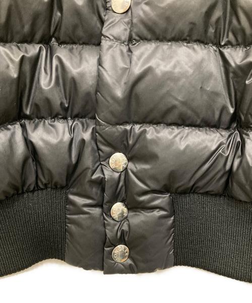 MONCLER（モンクレール）MONCLER (モンクレール) CARDIGAN TRICOT/ニット切替ダウンジャケット ブラック サイズ:Lの古着・服飾アイテム