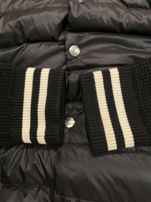 MONCLER（モンクレール）MONCLER (モンクレール) CARDIGAN TRICOT/ニット切替ダウンジャケット ブラック サイズ:Lの古着・服飾アイテム