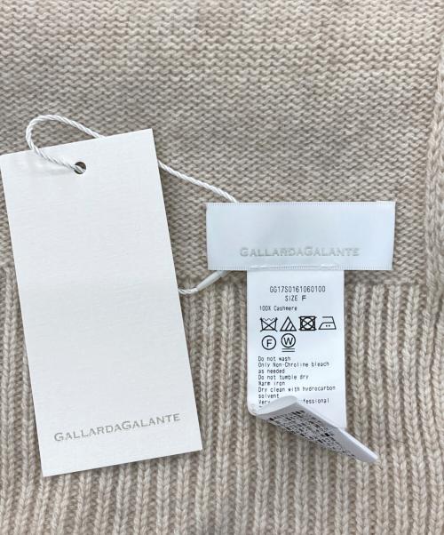 GALLARDA GALANTE（ガリャルダガランテ）GALLARDA GALANTE (ガリャルダガランテ) カシミャマフラー アイボリー 未使用品の古着・服飾アイテム