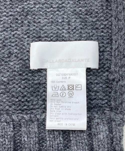 GALLARDA GALANTE（ガリャルダガランテ）GALLARDA GALANTE (ガリャルダガランテ) カシミヤマフラー グレーの古着・服飾アイテム