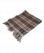 Burberry'sバーバリーズ）の古着「カシミヤマフラー」｜グレー