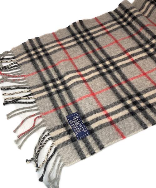 Burberry's（バーバリーズ）Burberry's (バーバリーズ) カシミヤマフラー グレーの古着・服飾アイテム