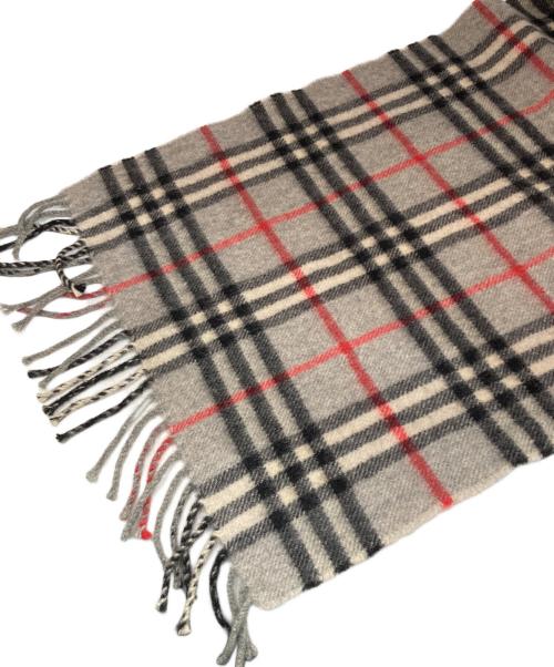 Burberry's（バーバリーズ）Burberry's (バーバリーズ) カシミヤマフラー グレーの古着・服飾アイテム
