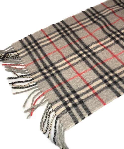 Burberry's（バーバリーズ）Burberry's (バーバリーズ) カシミヤマフラー グレーの古着・服飾アイテム