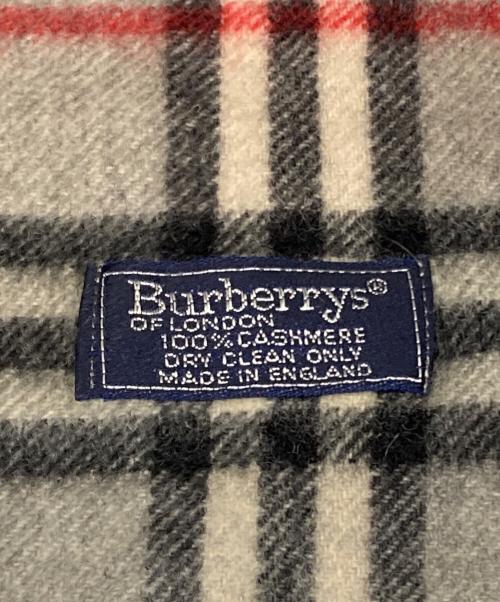 Burberry's（バーバリーズ）Burberry's (バーバリーズ) カシミヤマフラー グレーの古着・服飾アイテム