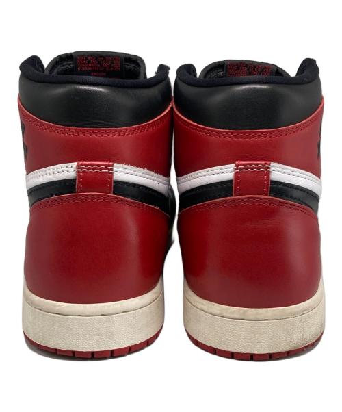 NIKE（ナイキ）NIKE (ナイキ) AIR JORDAN1 RETRO HIGH OG レッド×ホワイト サイズ:28.5cmの古着・服飾アイテム
