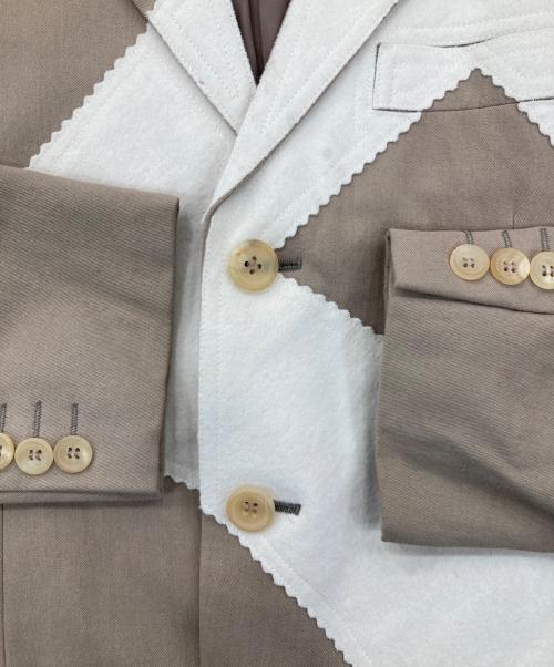 ISSEY MIYAKE（イッセイミヤケ）ISSEY MIYAKE (イッセイミヤケ) 3Bテーラードジャケット ベージュ サイズ:2の古着・服飾アイテム