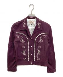 Rodeo Ranchwear（ロデオ・ランチウェア）の古着「70-80’s ウエスタンジャケット/ボレロジャケット」｜パープル