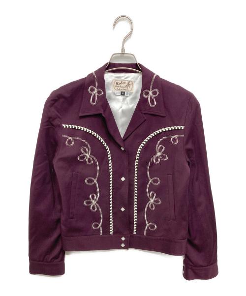Rodeo Ranchwear（ロデオ・ランチウェア）Rodeo Ranchwear (ロデオ・ランチウェア) 70-80’s ウエスタンジャケット/ボレロジャケット パープル サイズ:Sの古着・服飾アイテム
