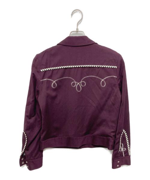 Rodeo Ranchwear（ロデオ・ランチウェア）Rodeo Ranchwear (ロデオ・ランチウェア) 70-80’s ウエスタンジャケット/ボレロジャケット パープル サイズ:Sの古着・服飾アイテム