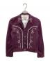 Rodeo Ranchwear（ロデオ・ランチウェア）の古着「70-80’s ウエスタンジャケット/ボレロジャケット」｜パープル