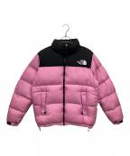 THE NORTH FACEザ ノース フェイス）の古着「ヌプシジャケット」｜ピンク×ブラック