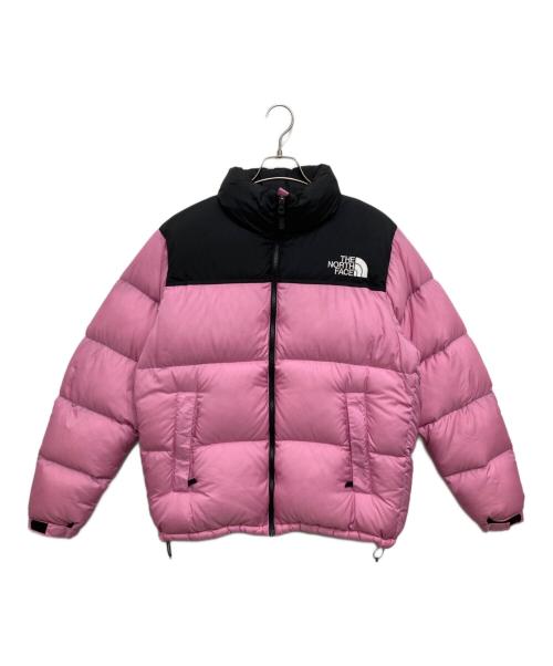 THE NORTH FACE（ザ ノース フェイス）THE NORTH FACE (ザ ノース フェイス) ヌプシジャケット ピンク×ブラック サイズ:Lの古着・服飾アイテム