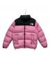 THE NORTH FACE（ザ ノース フェイス）の古着「ヌプシジャケット」｜ピンク×ブラック