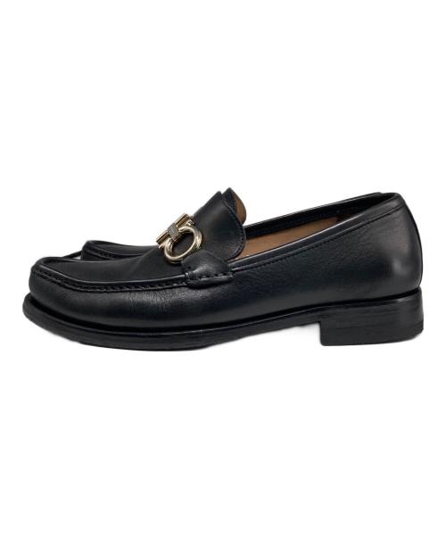 Salvatore Ferragamo（サルヴァトーレ フェラガモ）Salvatore Ferragamo (サルヴァトーレ フェラガモ) ROLO NERO/ローファー ブラック サイズ:6　2/1EEの古着・服飾アイテム