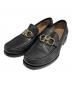 Salvatore Ferragamo（サルヴァトーレ フェラガモ）の古着「ROLO NERO/ローファー」｜ブラック