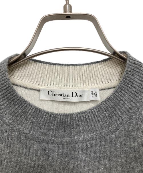 Christian Dior（クリスチャン ディオール）Christian Dior (クリスチャン ディオール) J'ADORE DIOR8ニット グレー サイズ:I40の古着・服飾アイテム