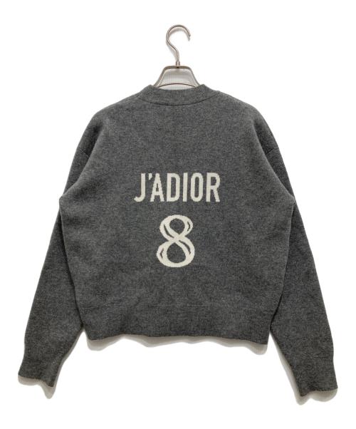 Christian Dior（クリスチャン ディオール）Christian Dior (クリスチャン ディオール) J'ADORE DIOR8ニット グレー サイズ:I40の古着・服飾アイテム