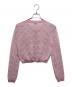 CHANEL (シャネル) ココマークロゴラインストーンボタンボレロカーディガン ピンク サイズ:SIZE38：180000円