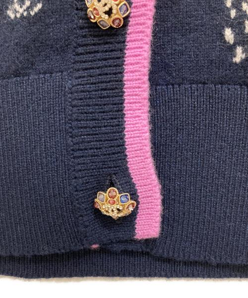 CHANEL（シャネル）CHANEL (シャネル) カシミヤスカート ネイビー サイズ:36の古着・服飾アイテム
