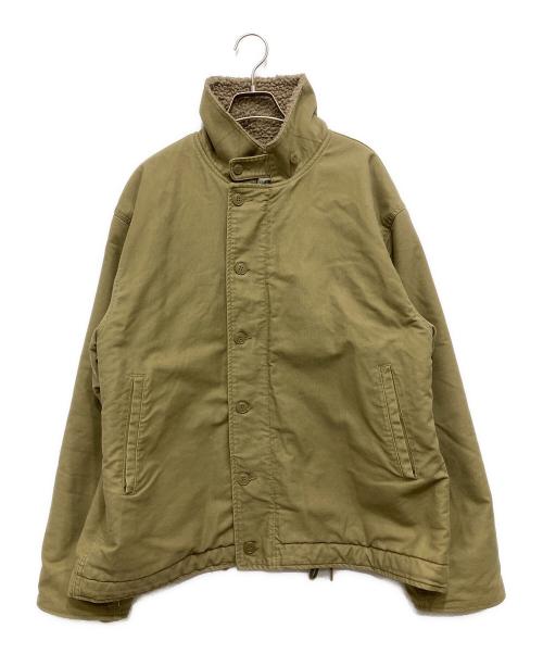 U.S.NAVY（ユーエスネイビー）U.S.NAVY (ユーエスネイビー) N-1 デッキジャケット オリーブ サイズ:SIZE46の古着・服飾アイテム