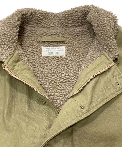 U.S.NAVY（ユーエスネイビー）U.S.NAVY (ユーエスネイビー) N-1 デッキジャケット オリーブ サイズ:SIZE46の古着・服飾アイテム