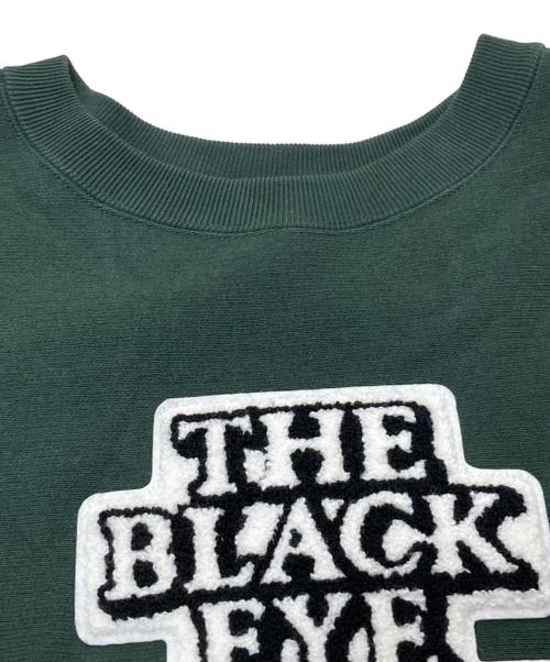 THE BLACK EYE PATCH（ブラックアイパッチ）THE BLACK EYE PATCH (ブラックアイパッチ) Champion (チャンピオン) OG LABEL CREW SWEAT/コラボロゴスウェット グリーン サイズ:Sの古着・服飾アイテム