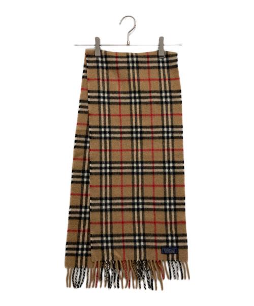 Burberry's（バーバリーズ）Burberry's (バーバリーズ) カシミヤマフラー ブラウンの古着・服飾アイテム