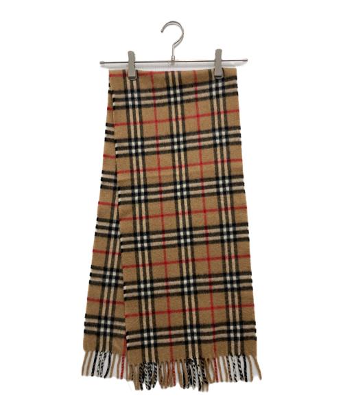 Burberry's（バーバリーズ）Burberry's (バーバリーズ) カシミヤマフラー ブラウンの古着・服飾アイテム