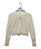 Bibiy.ビビィ）の古着「LINA CASHMERE KNIT/クルーネックニット」｜ホワイト