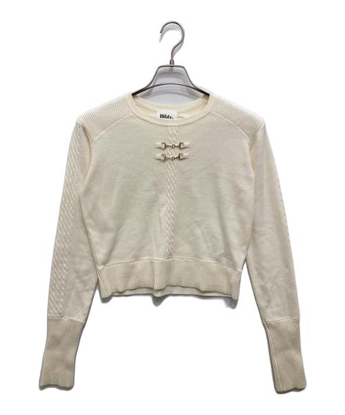 Bibiy.（ビビィ）Bibiy. (ビビィ) LINA CASHMERE KNIT/クルーネックニット ホワイト サイズ:FREEの古着・服飾アイテム