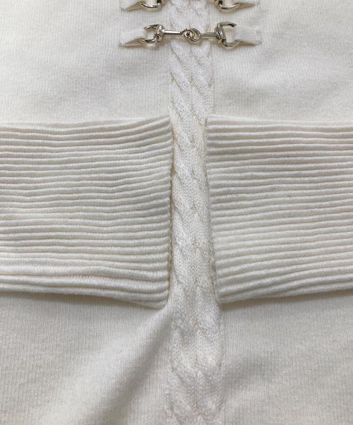 Bibiy.（ビビィ）Bibiy. (ビビィ) LINA CASHMERE KNIT/クルーネックニット ホワイト サイズ:FREEの古着・服飾アイテム
