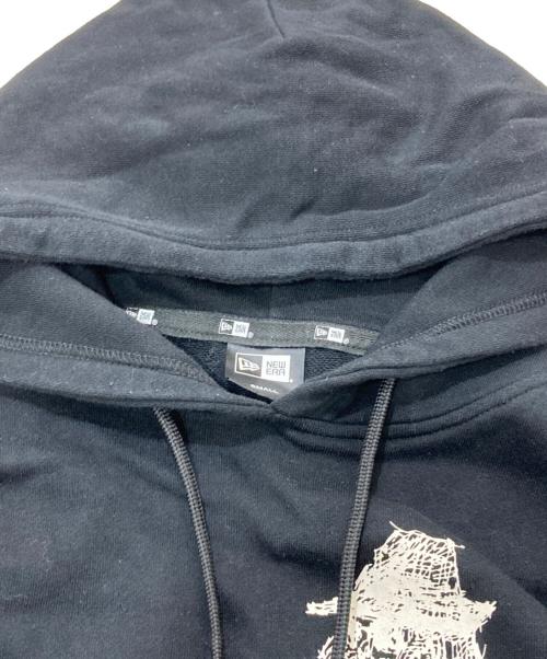 YOHJI YAMAMOTO（ヨウジヤマモト）YOHJI YAMAMOTO (ヨウジヤマモト) New Era (ニューエラ) プルオーバーパーカー ブラック サイズ:SIZE2の古着・服飾アイテム