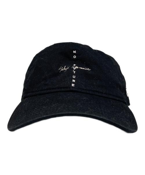 YOHJI YAMAMOTO（ヨウジヤマモト）YOHJI YAMAMOTO (ヨウジヤマモト) New Era (ニューエラ) キャップ ブラックの古着・服飾アイテム