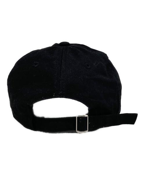 YOHJI YAMAMOTO（ヨウジヤマモト）YOHJI YAMAMOTO (ヨウジヤマモト) New Era (ニューエラ) キャップ ブラックの古着・服飾アイテム