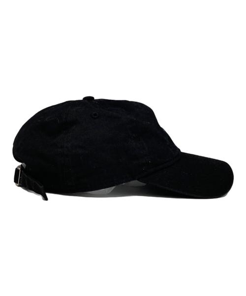 YOHJI YAMAMOTO（ヨウジヤマモト）YOHJI YAMAMOTO (ヨウジヤマモト) New Era (ニューエラ) キャップ ブラックの古着・服飾アイテム