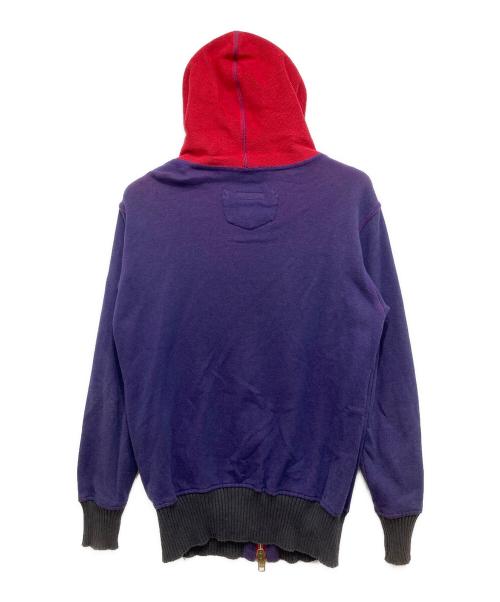 Vivienne Westwood man（ヴィヴィアン ウェストウッド マン）Vivienne Westwood man (ヴィヴィアン ウェストウッド マン) オーブ刺繍ジップパーカー ネイビー サイズ:SIZE46の古着・服飾アイテム