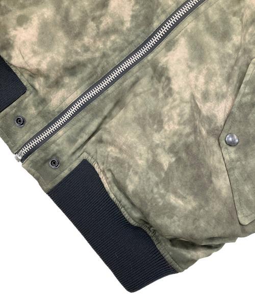 DIESEL（ディーゼル）DIESEL (ディーゼル) MA-1ジャケット グリーン サイズ:Lの古着・服飾アイテム