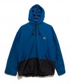 stussyステューシー）の古着「90’S アノラックパーカー」｜ブルー×ブラック