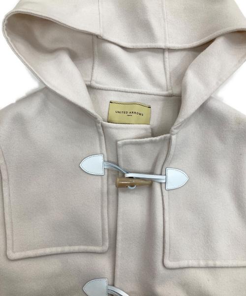 UNITED ARROWS（ユナイテッドアローズ）UNITED ARROWS (ユナイテッドアローズ) ロングダッフルコート ホワイト サイズ:SIZE36の古着・服飾アイテム