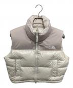 THE NORTH FACEザ ノース フェイス）の古着「W'S NOVELTY NUPTSE DOWN VEST/ダウンベスト」｜ホワイト