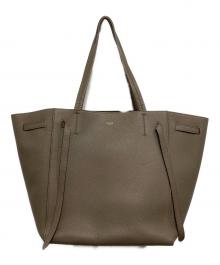 CELINE（セリーヌ）の古着「Cabas Phantom/カバファントムスモールトートバッグ」｜グレージュ