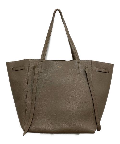 CELINE（セリーヌ）CELINE (セリーヌ) Cabas Phantom/カバファントムスモールトートバッグ グレージュの古着・服飾アイテム