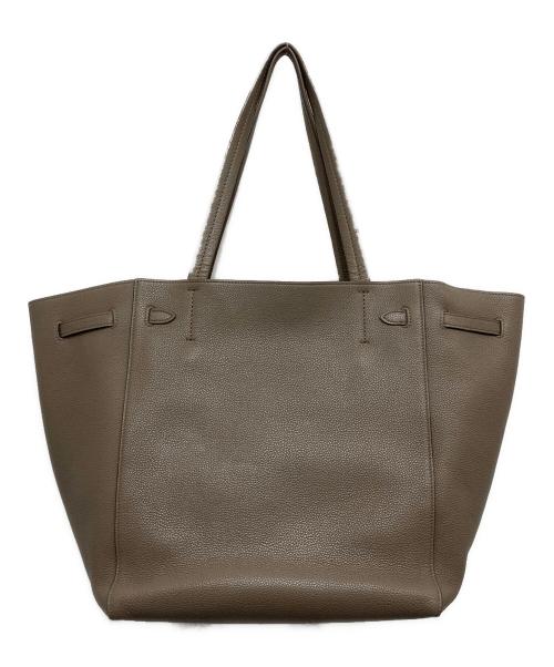CELINE（セリーヌ）CELINE (セリーヌ) Cabas Phantom/カバファントムスモールトートバッグ グレージュの古着・服飾アイテム